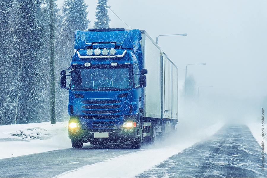 Conducción de camiones en invierno: consejos para transportistas